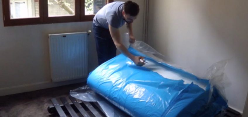 Déballage matelas Next