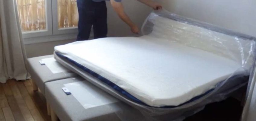 Déballage matelas Tediber