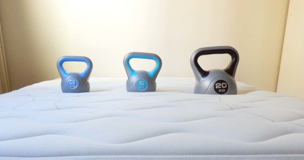 matelas Dunlopillo enfoncement