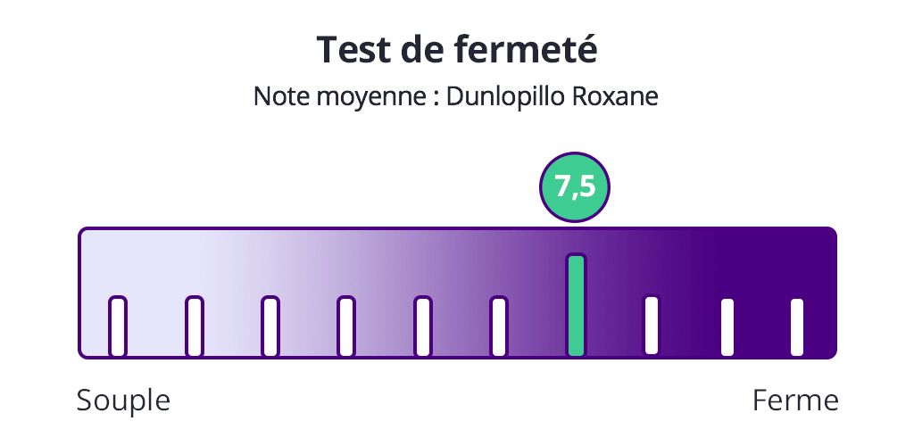 test fermeté dunlopillo