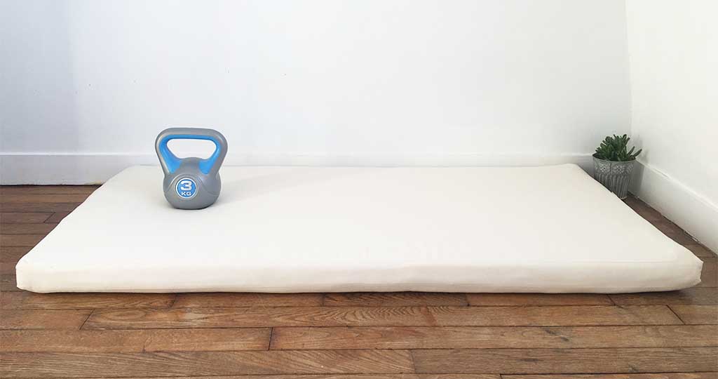 matelas bébé Mokee enfoncement