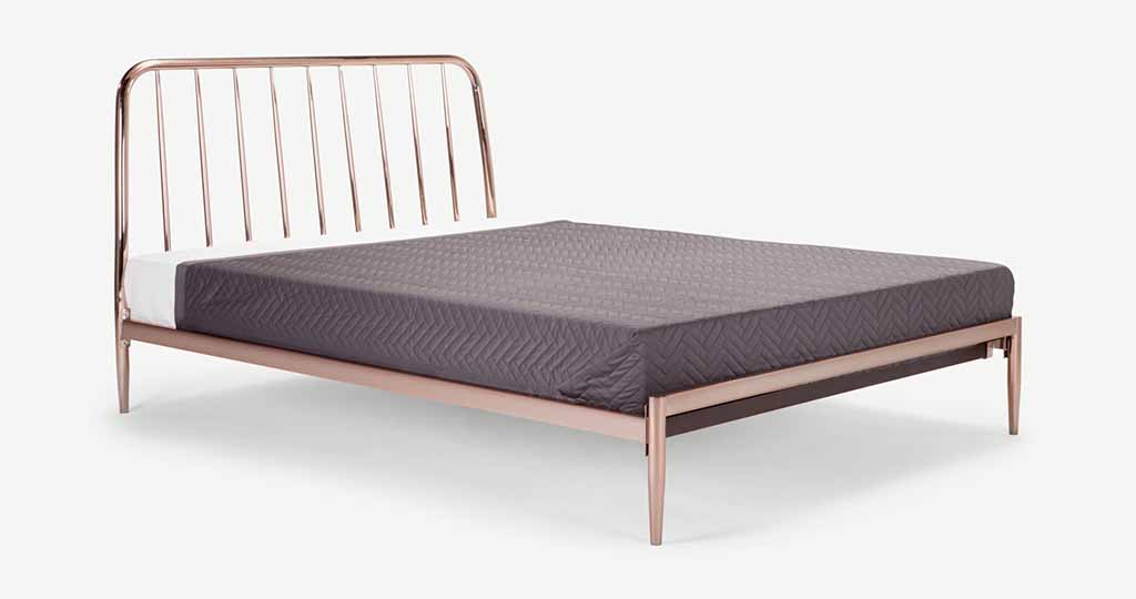 lit métallique made